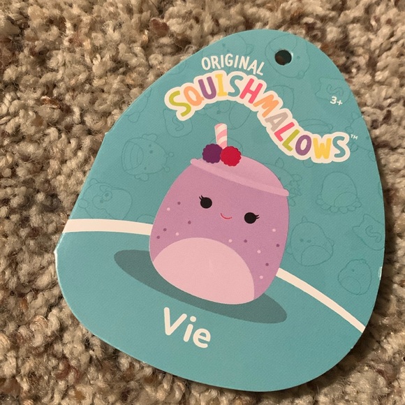 Vie the berry smoothie squishmallow clip NWT - Picture 2 of 4